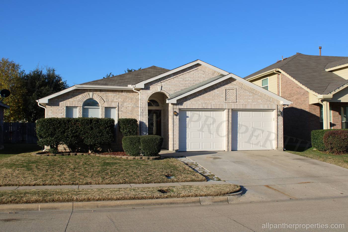 A single-family home managed by All Panther Properties in the 76179 zip code