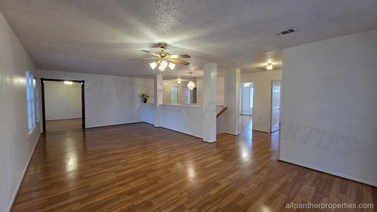 Living area of a rental home in the All Panther managed portfolio
